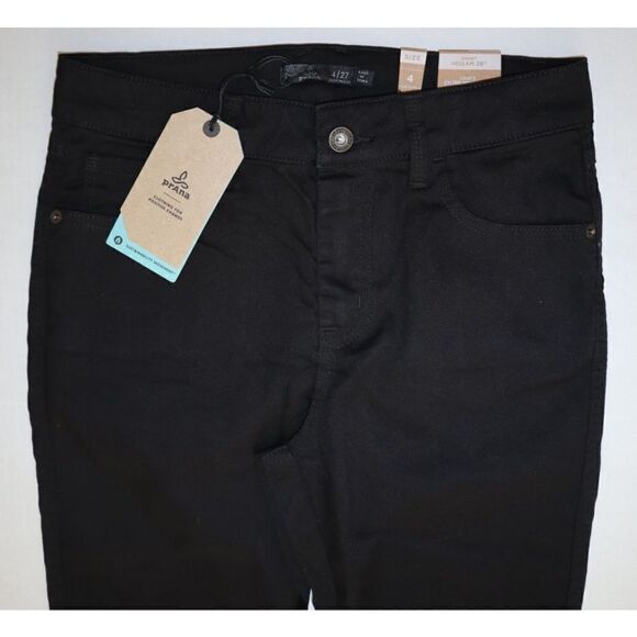 prAna W4318SH25 Women’s Sz 4 Black Out Oday Jean - Short Inseam 28" Pants $89 - Picture 5 of 11